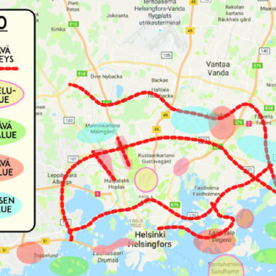 Helsingin seudun liikenne suunniteltiin 72 tunnissa.