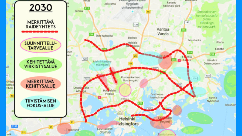 Helsingin seudun liikenne suunniteltiin 72 tunnissa.