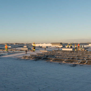 Naps Solar Systems rakensi 500 kWp aurinkovoimalan joulukuussa kolmessa viikossa